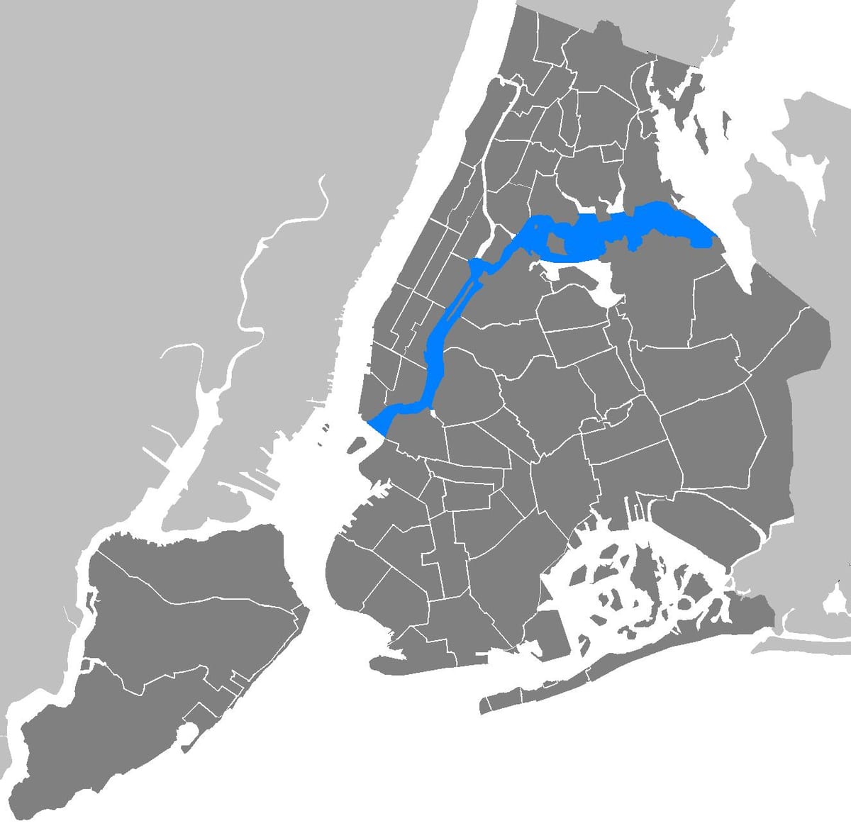 térkép Manhattan vektor