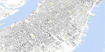Manhattan 3d térkép