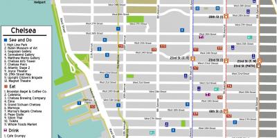 Térkép Manhattan Chelsea