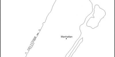 Üres térkép Manhattan