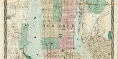 Történelmi Manhattani térképek